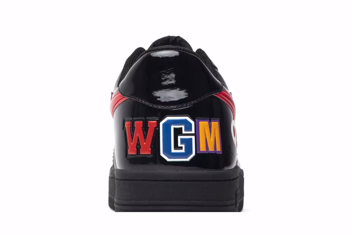 Bapesta Low Black Shark Face, view 8