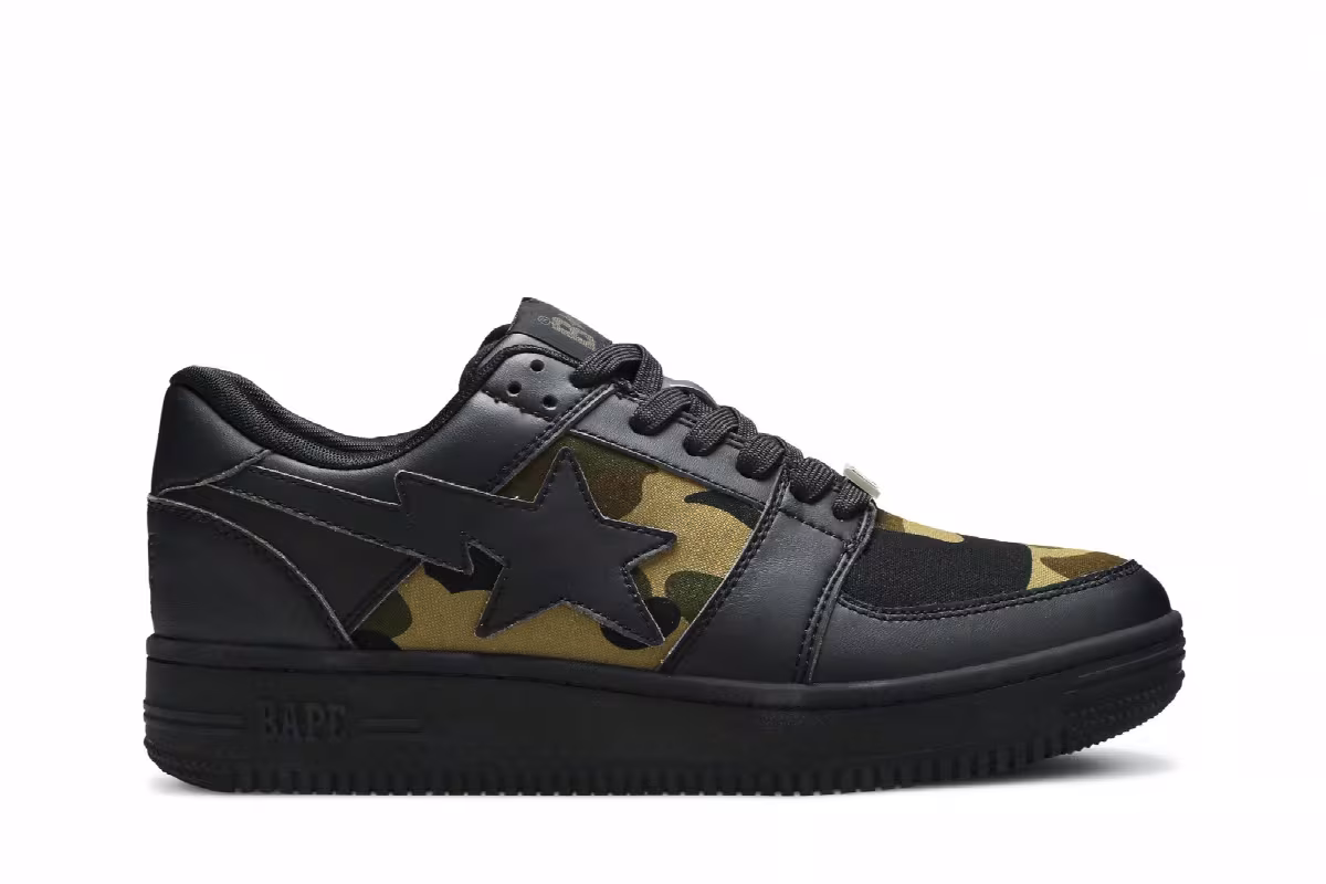 Bapesta Low M1 1st Camo, view 2