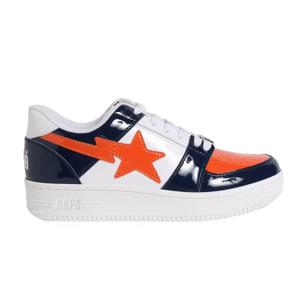 Bapesta Low Navy Orange