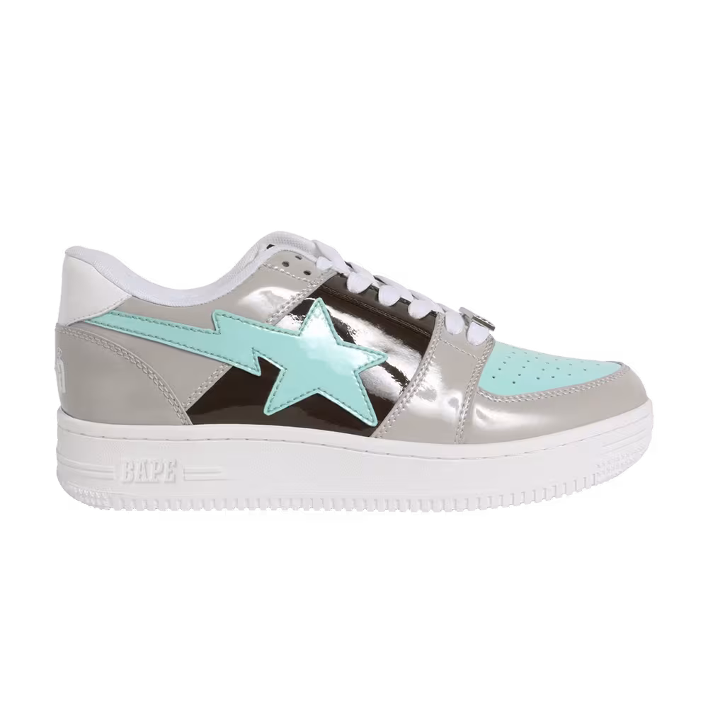 Bapesta Low Light Teal Tan