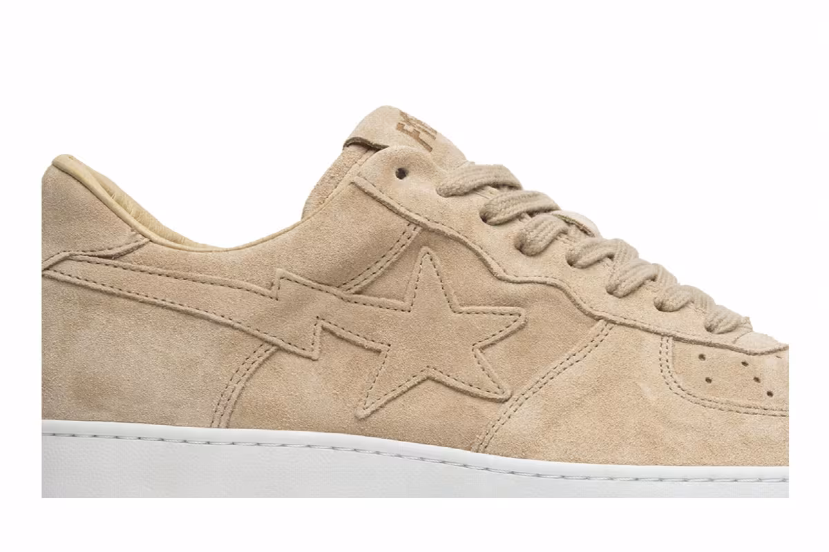 Ronnie Fieg x Bapesta Low Sand, view 3