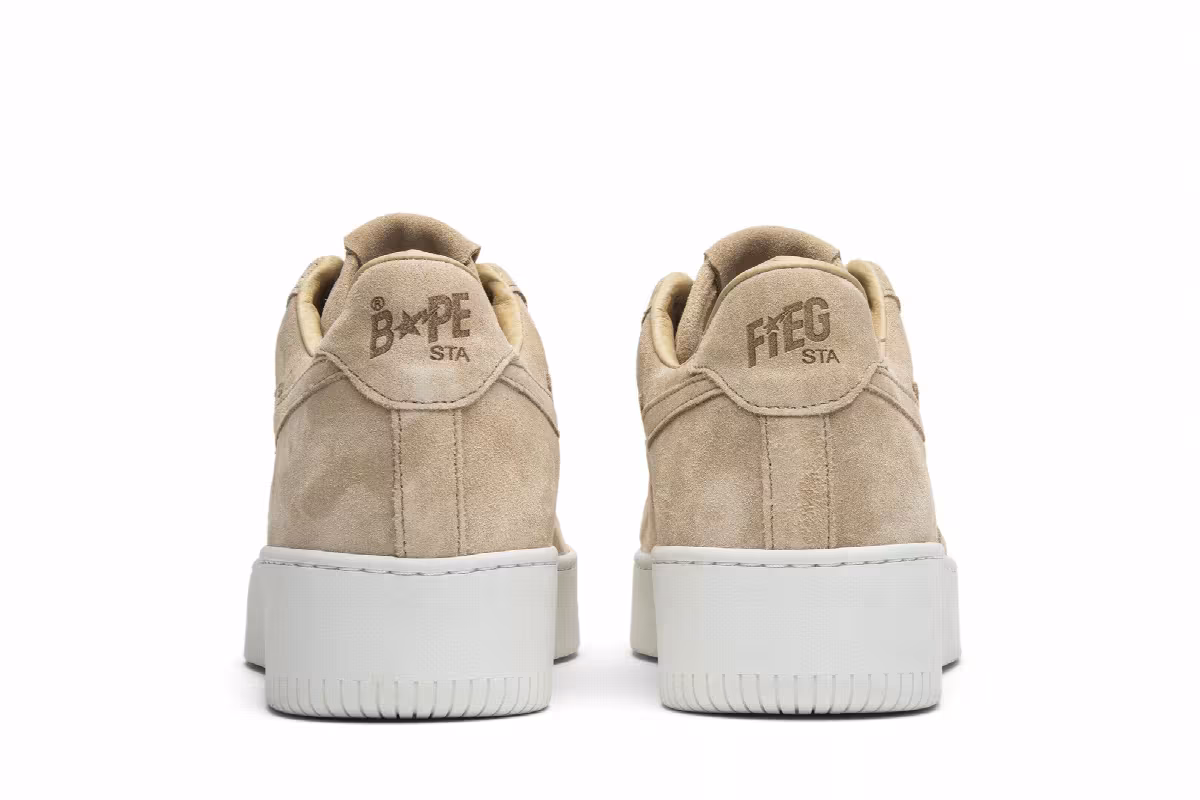 Ronnie Fieg x Bapesta Low Sand, view 7
