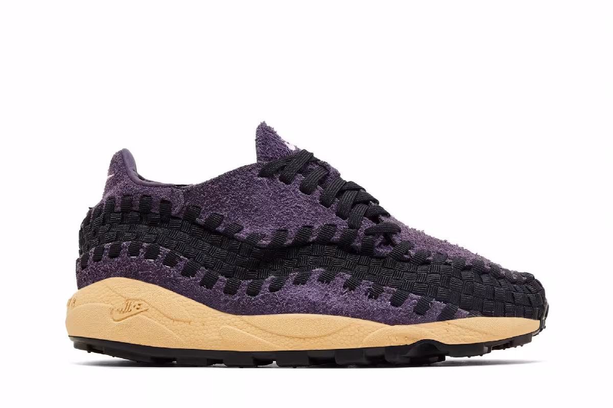 Nike Women's Air Footscape Woven Dark Raisin, view 2