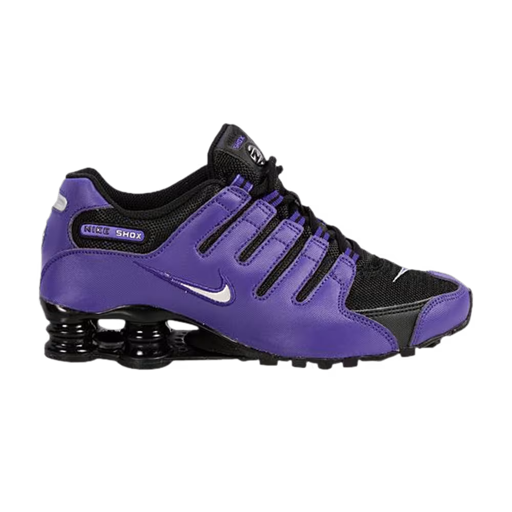 Nike Women's Shox NZ Black Varsity Purple