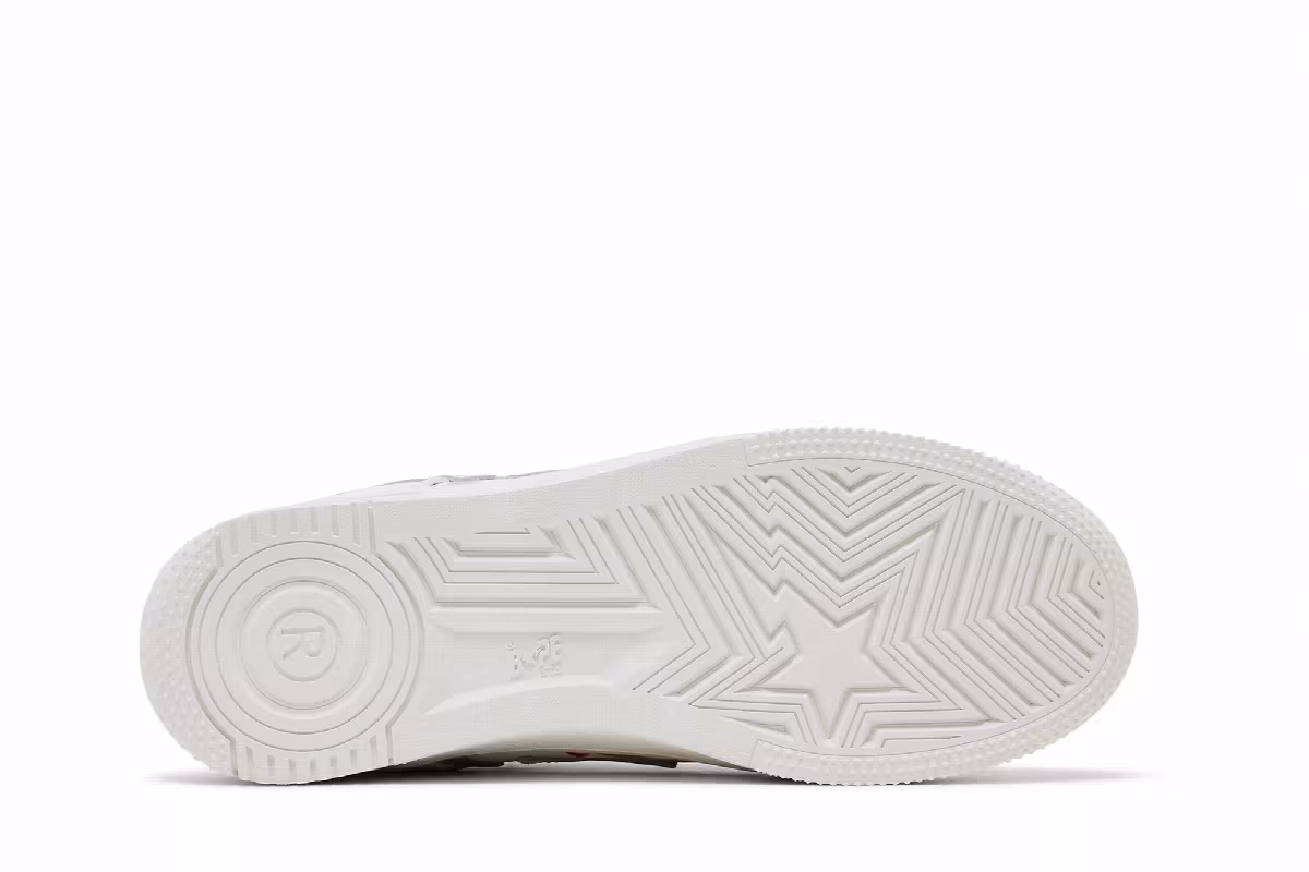 Bapesta Shark #2 M2 White, view 5