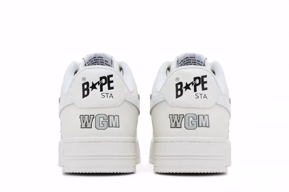 Bapesta Shark #2 M2 White, view 7
