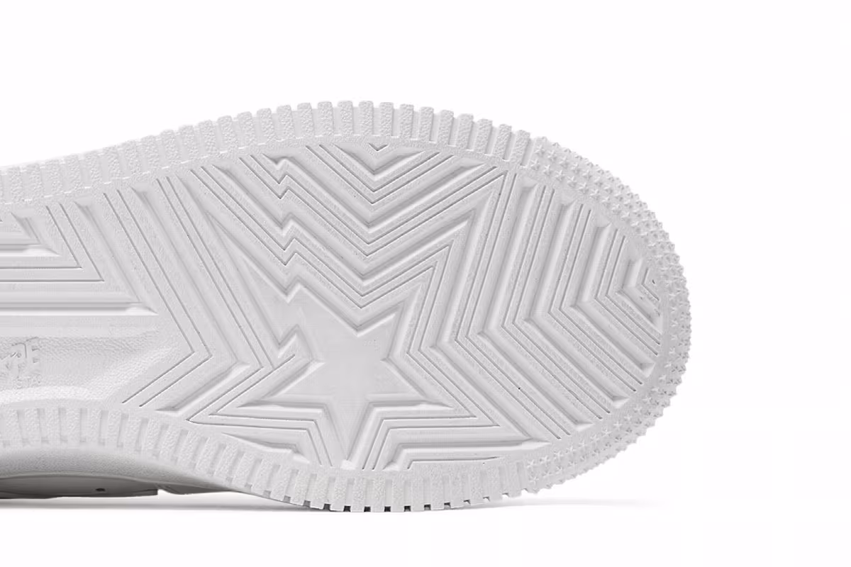 GOAT x Bapesta M1 Removable Tassel White, view 6