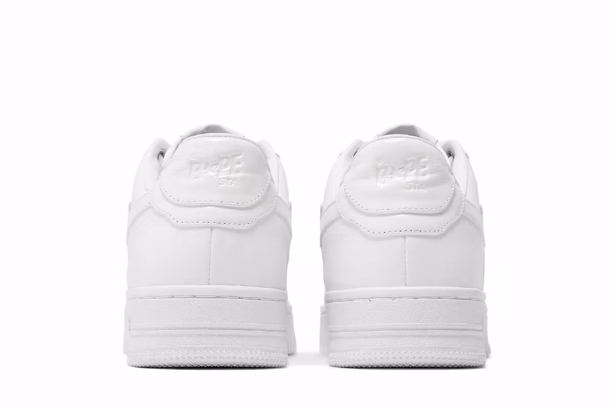 GOAT x Bapesta M1 Removable Tassel White, view 7
