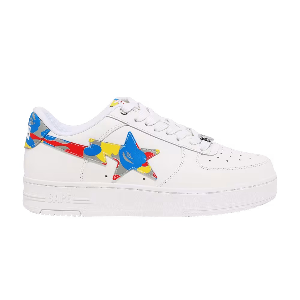 Medicom Toy x BAPE Bapesta White