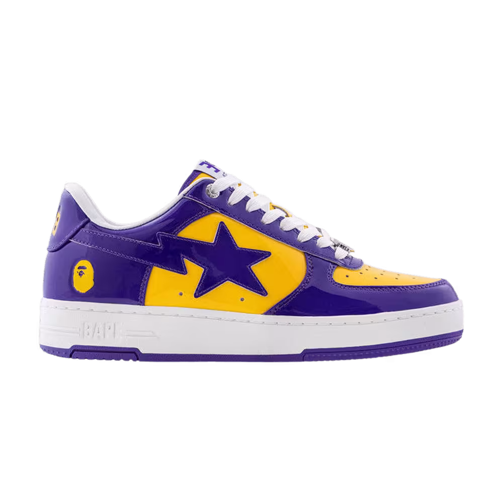 Bapesta #4 Purple Yellow
