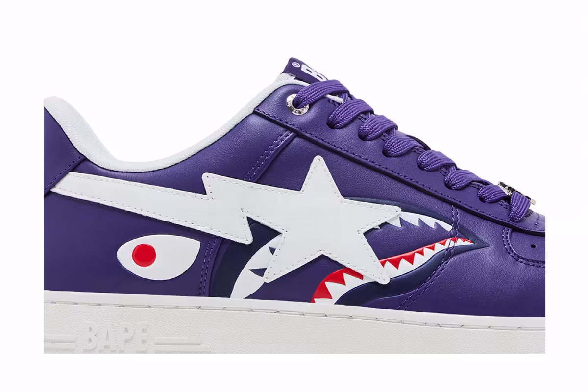 Bapesta Shark #2 M2 Purple, view 3