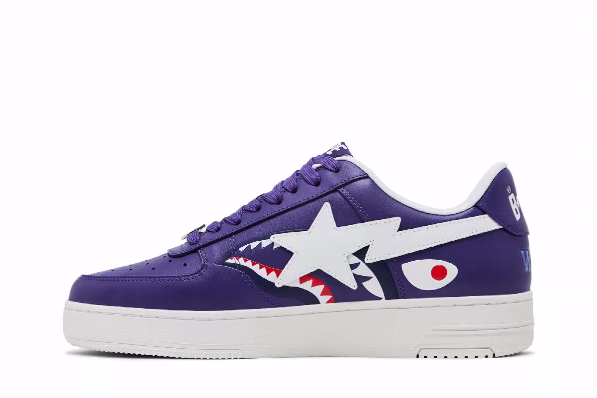 Bapesta Shark #2 M2 Purple, view 4