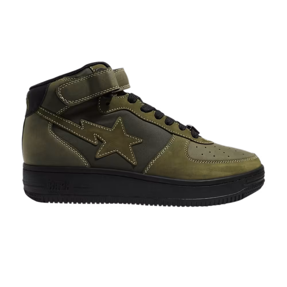 Military Bapesta Mid Olivedrab