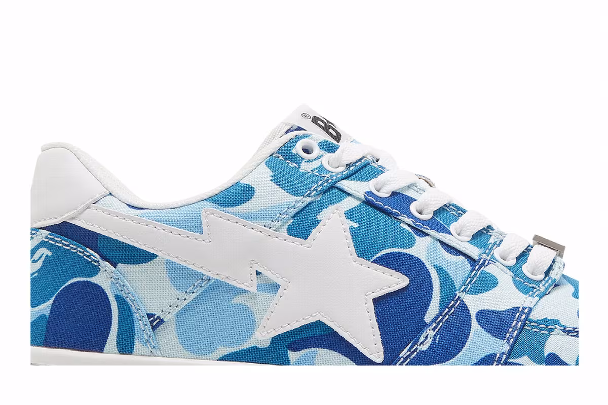 Bapesta Low ABC Camo - Blue, view 3