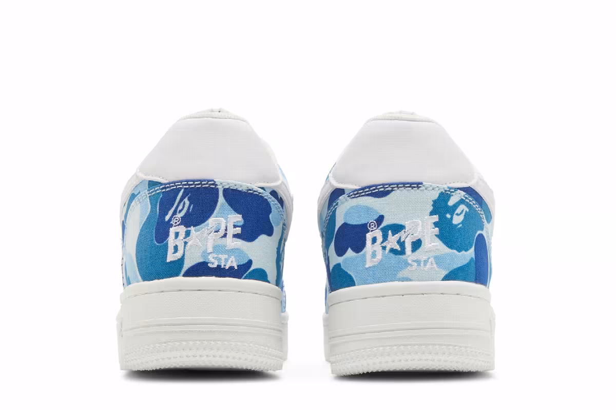 Bapesta Low ABC Camo - Blue, view 7