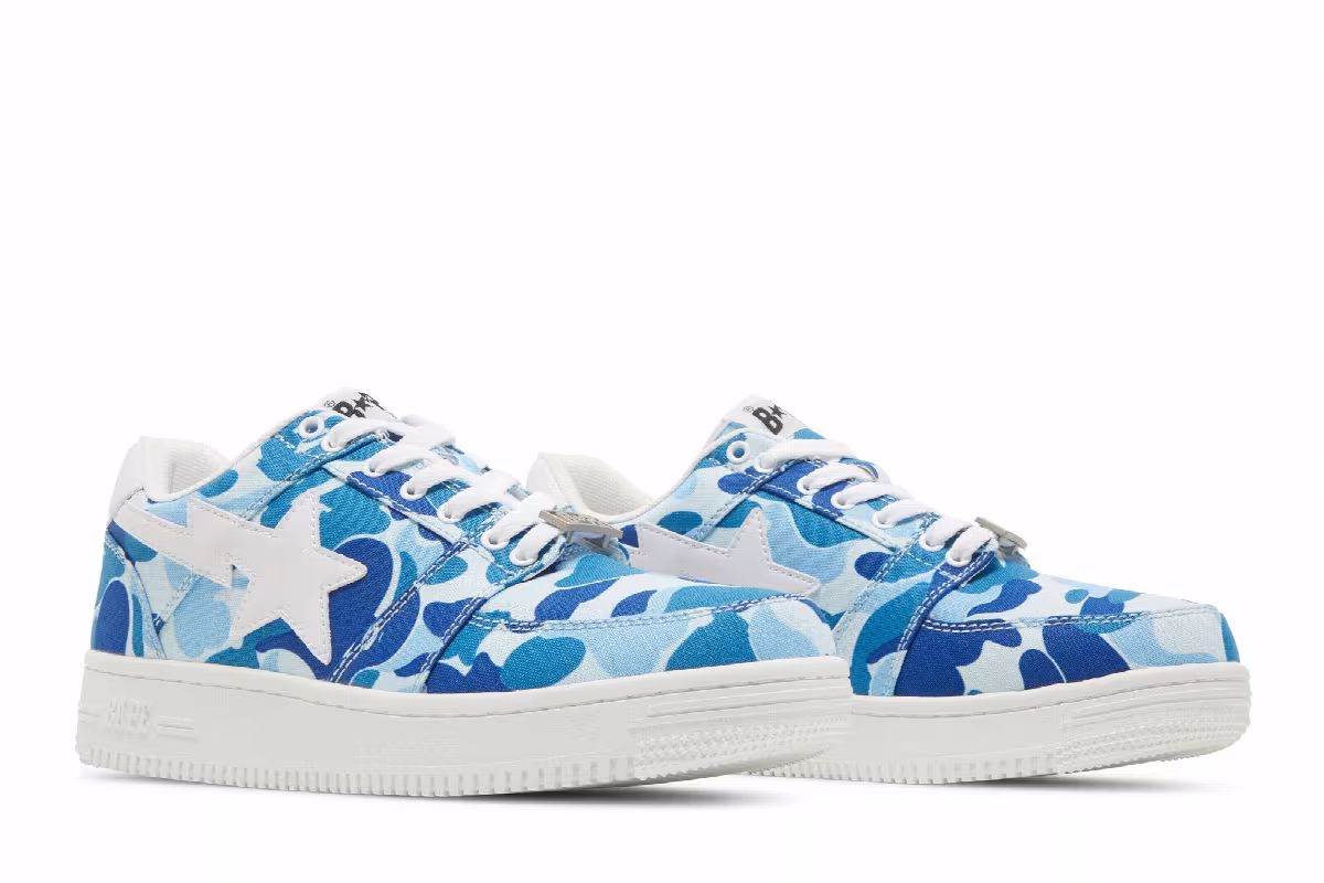 Bapesta Low ABC Camo - Blue, view 9