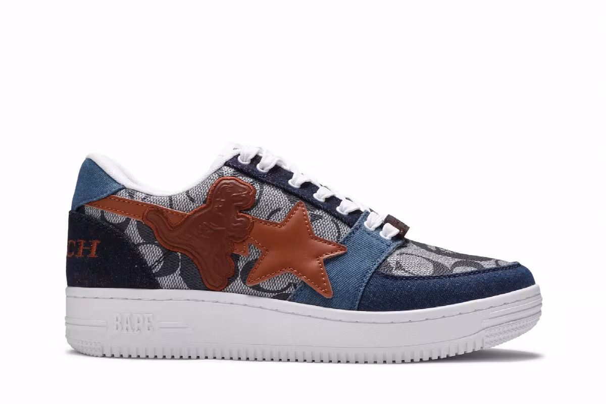Coach x Bapesta M2 Low Denim, view 2