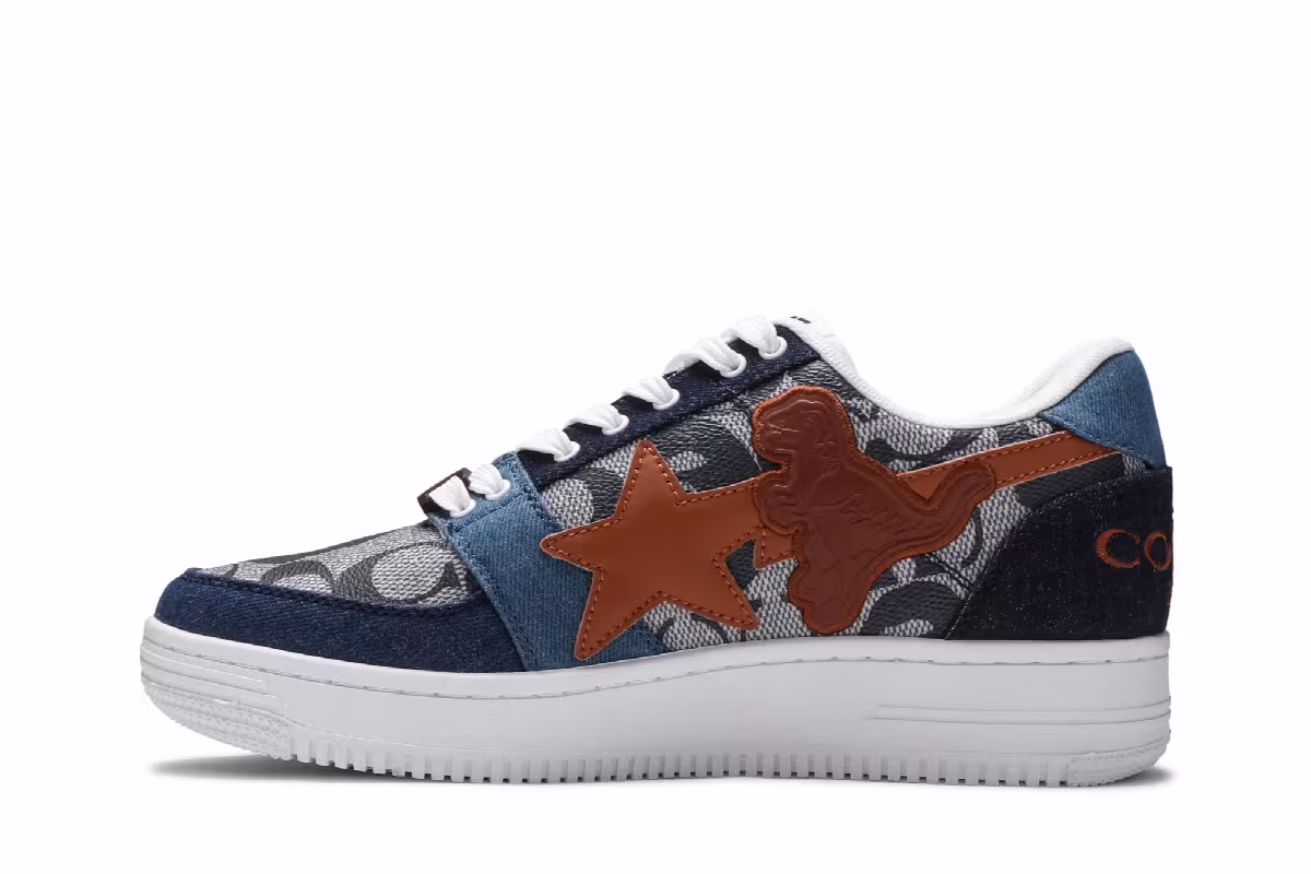Coach x Bapesta M2 Low Denim, view 4