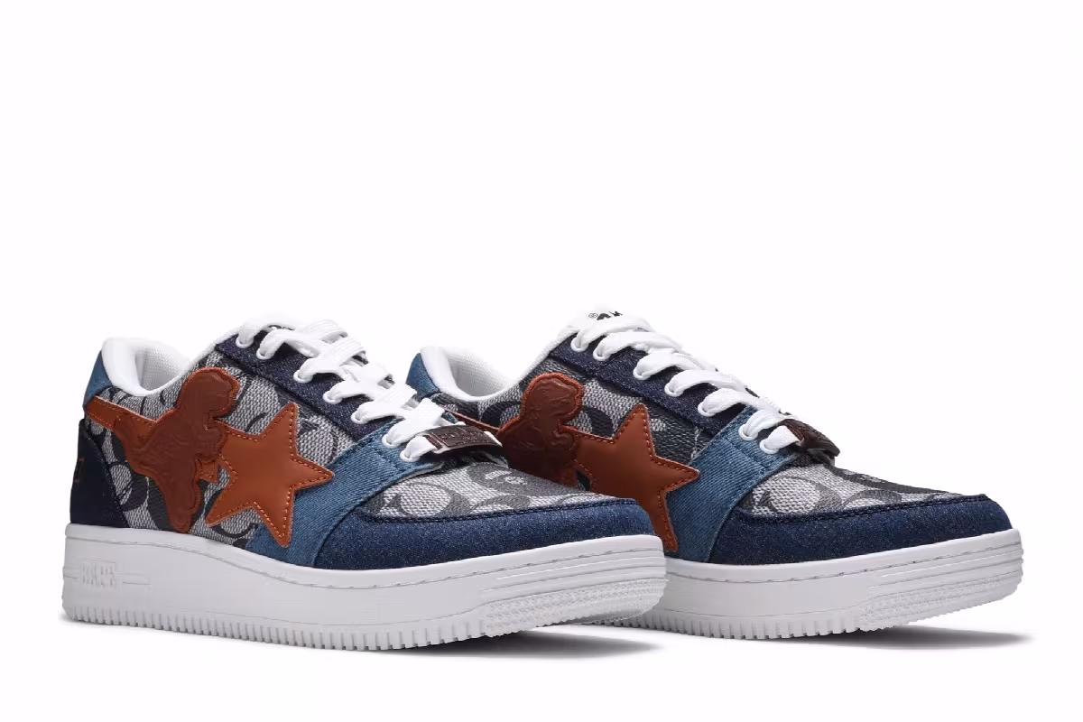 Coach x Bapesta M2 Low Denim, view 9