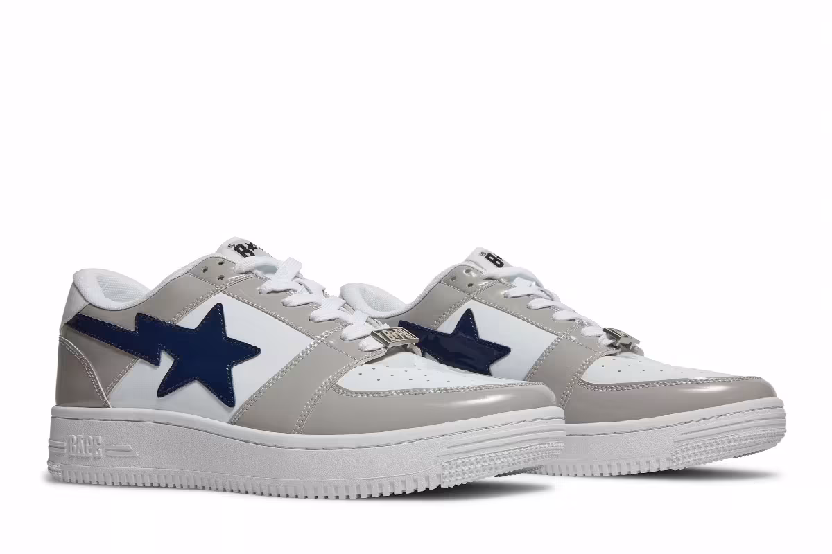 Bapesta Low M1 White, view 9