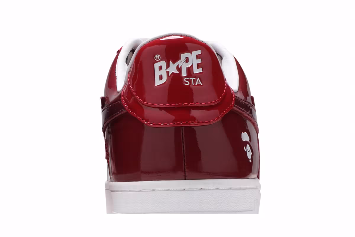 Bapesta Low M1 Color Camo Combo - Red, view 8