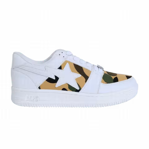 Bapesta Low M1 '1st Camo - White'