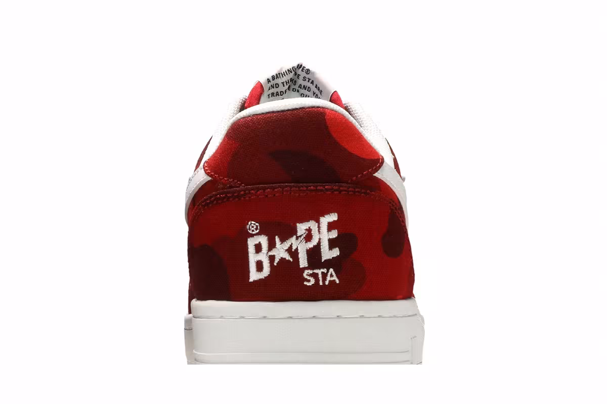 Bapesta M2 Low Red Camo, view 8
