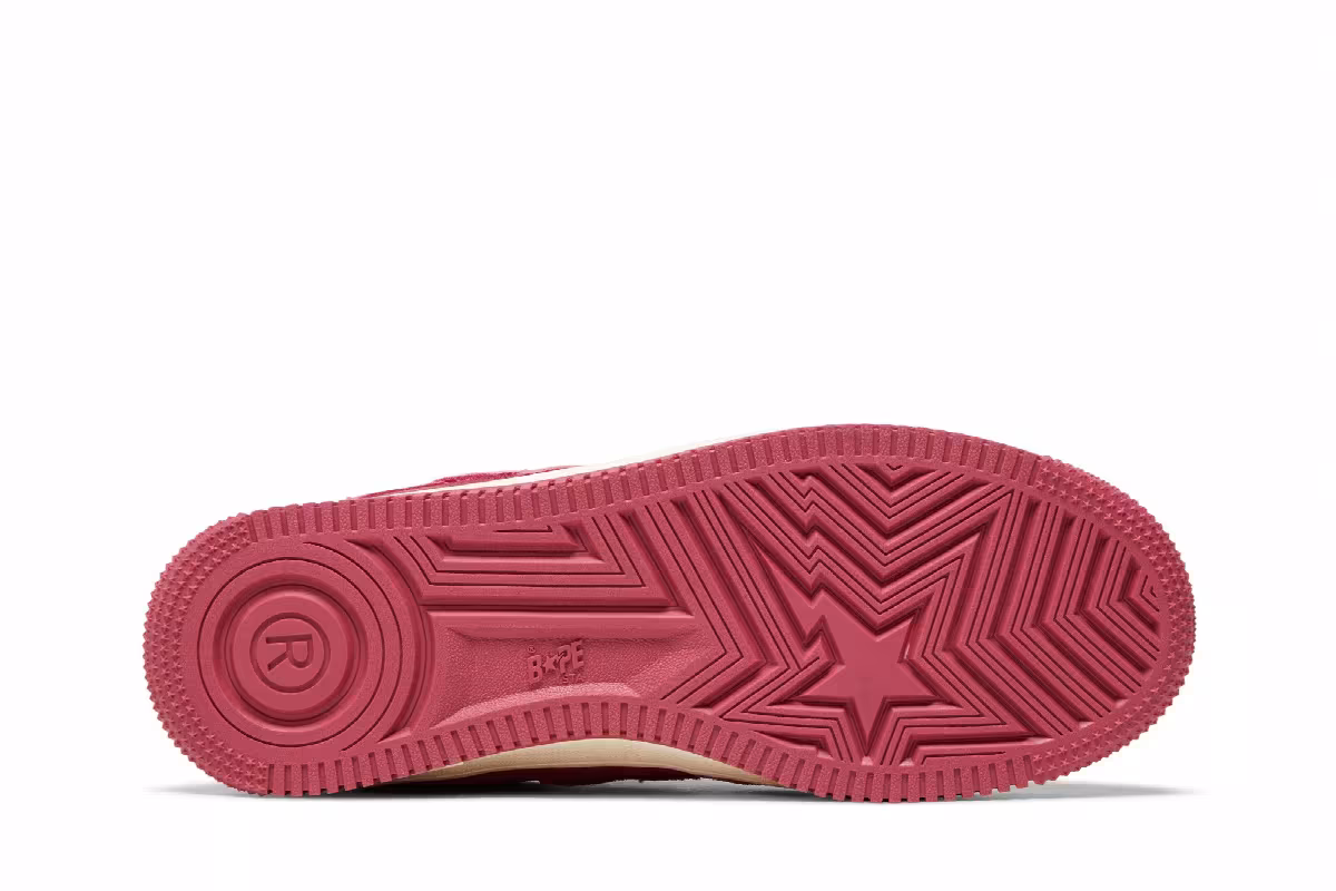 Bapesta Low M1 Pink, view 5