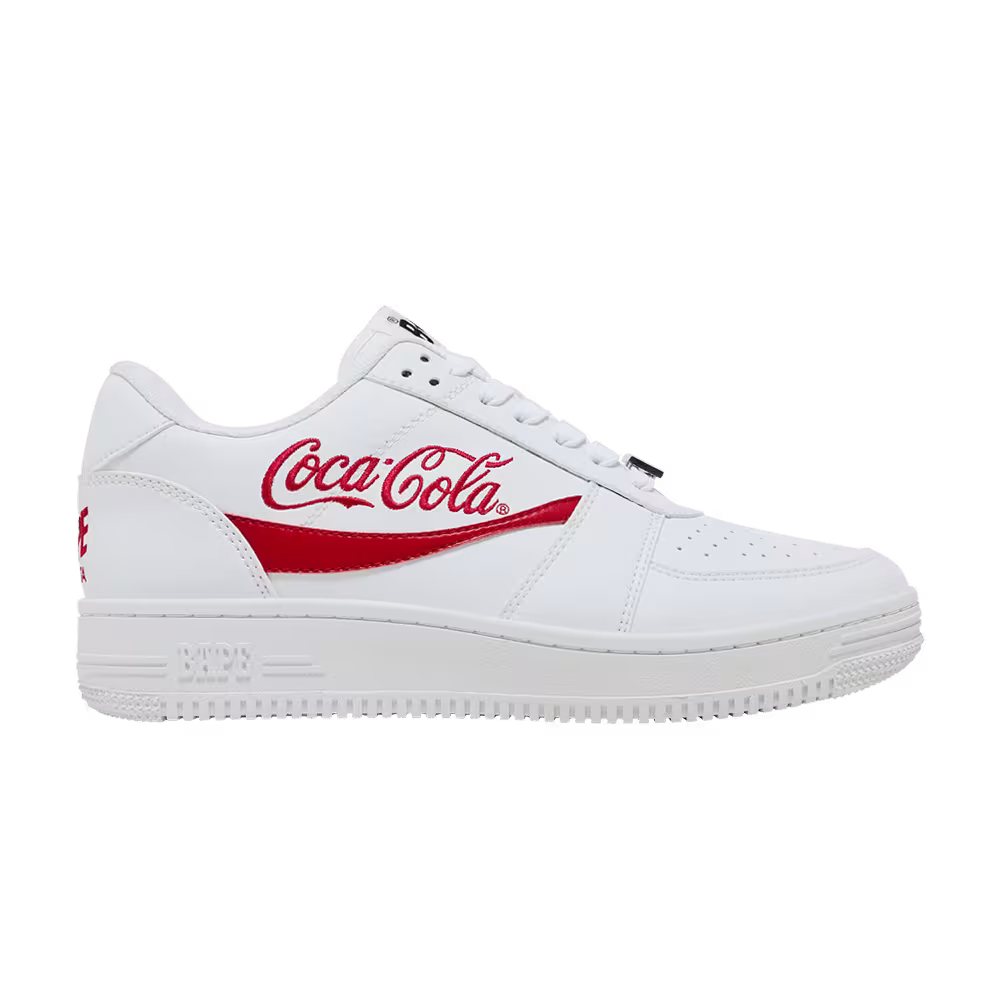 Coca-Cola x Bapesta Low White