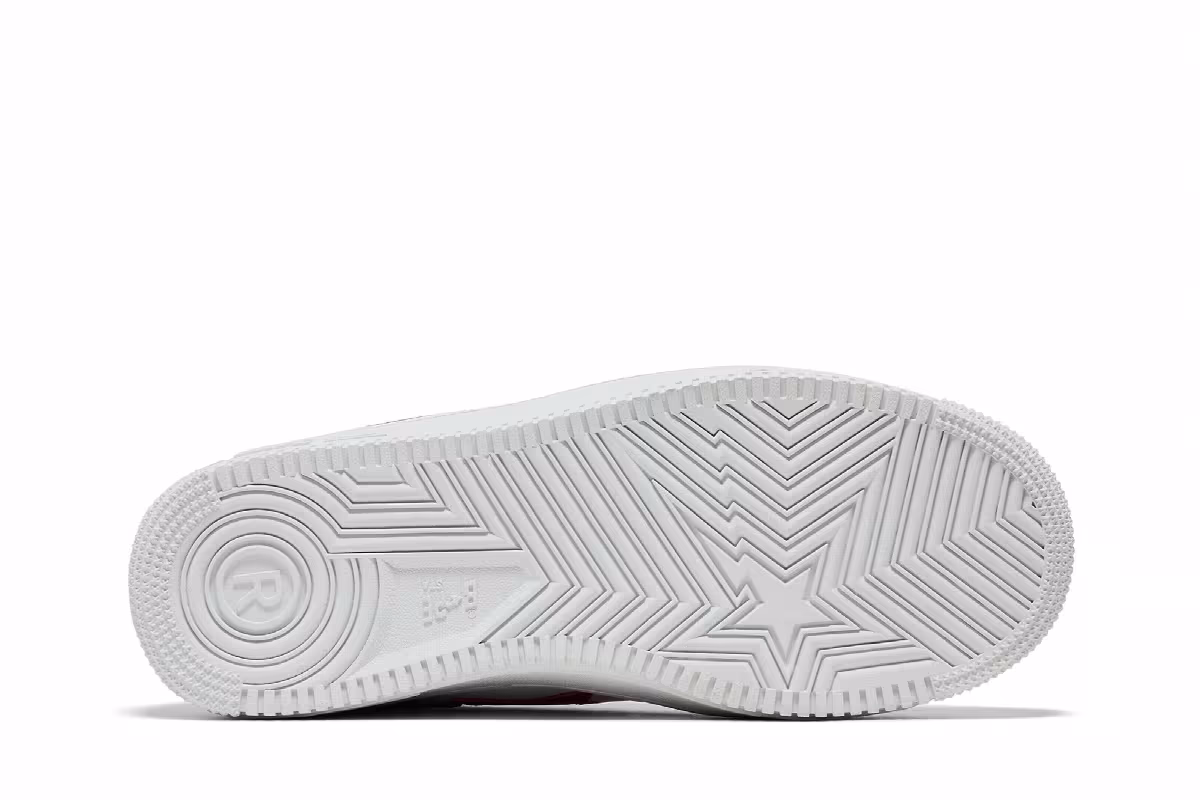 Coca-Cola x Bapesta Low White, view 5