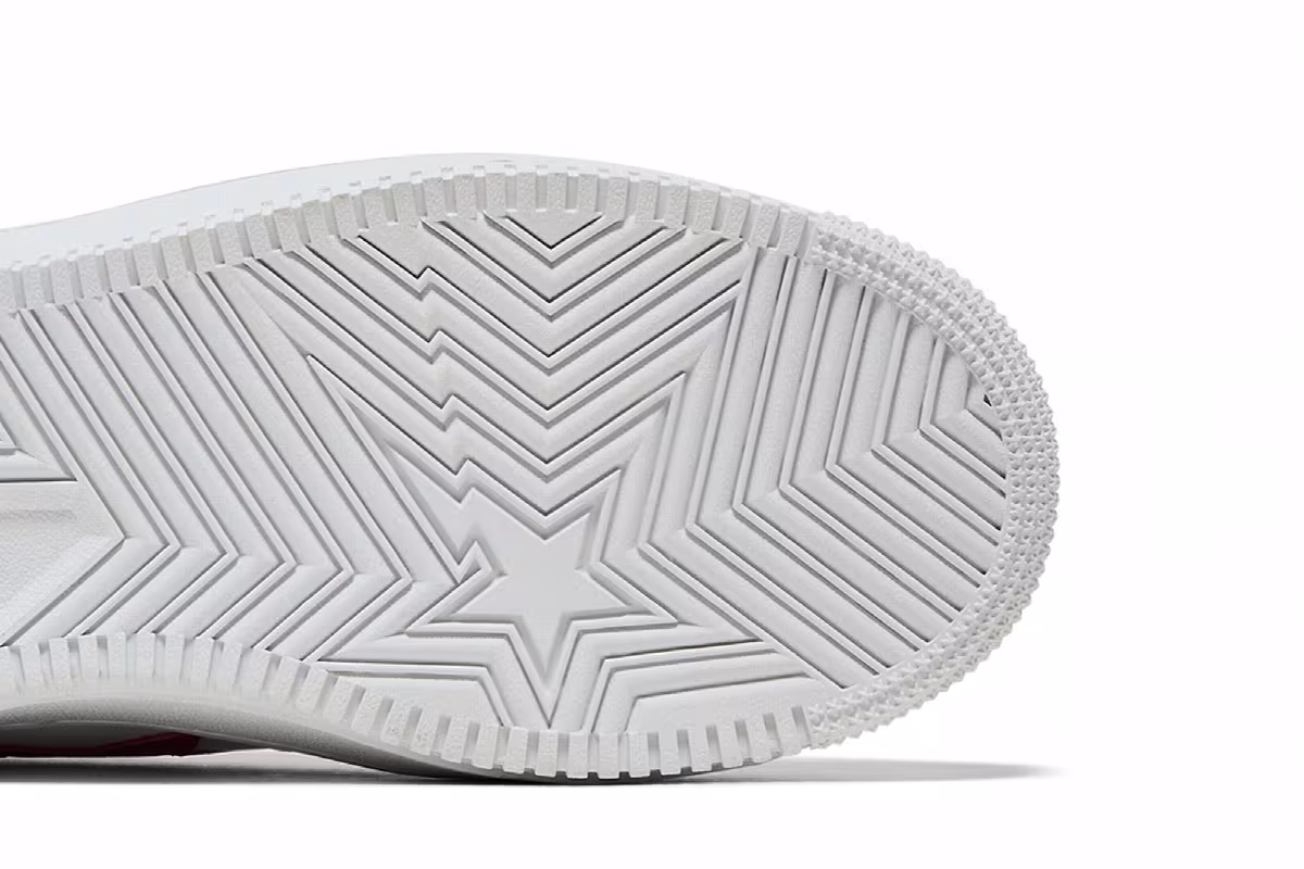 Coca-Cola x Bapesta Low White, view 6