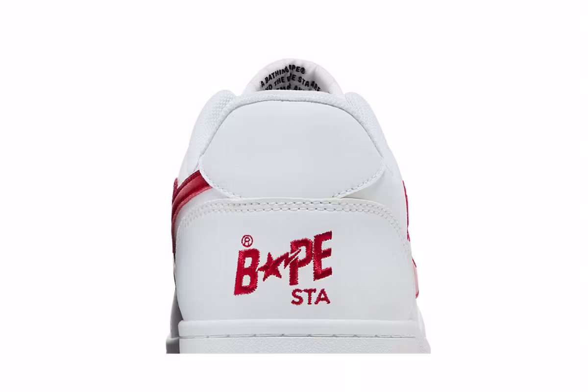 Coca-Cola x Bapesta Low White, view 8