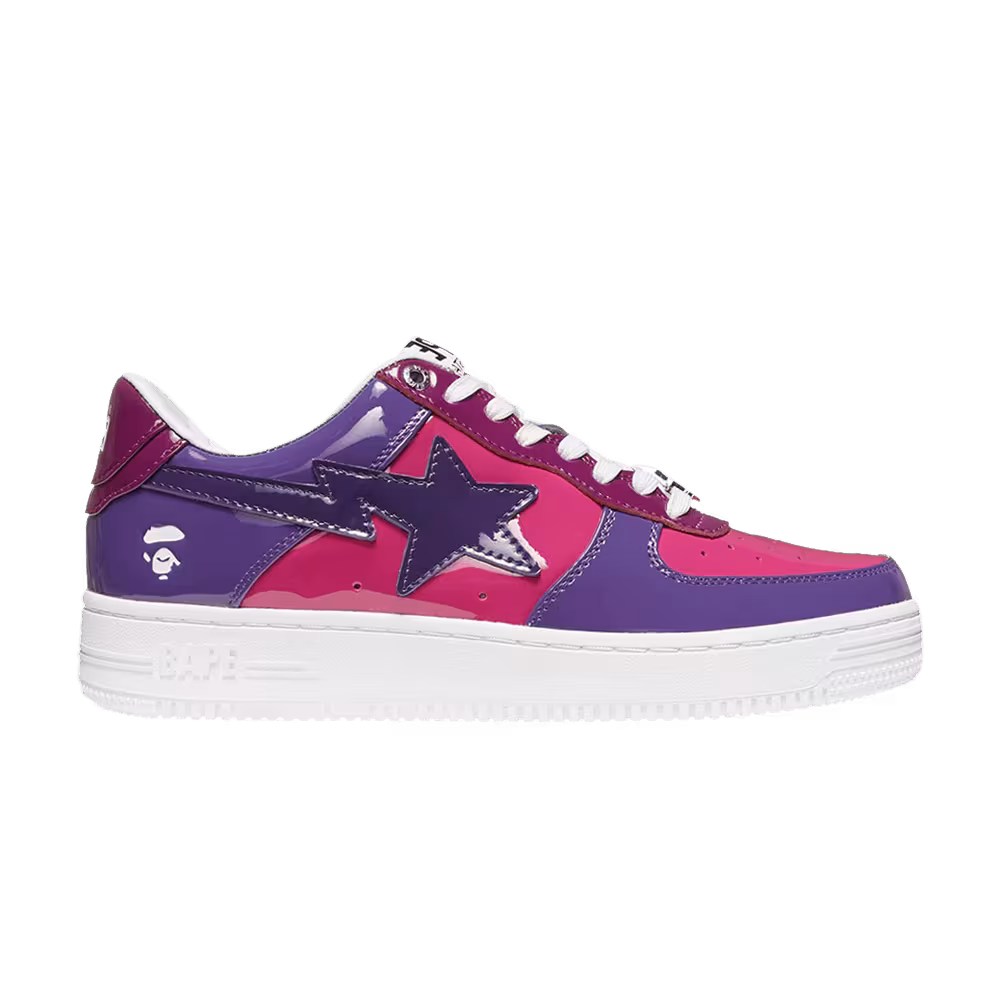 Bapesta Low M1 Color Camo Combo - Purple