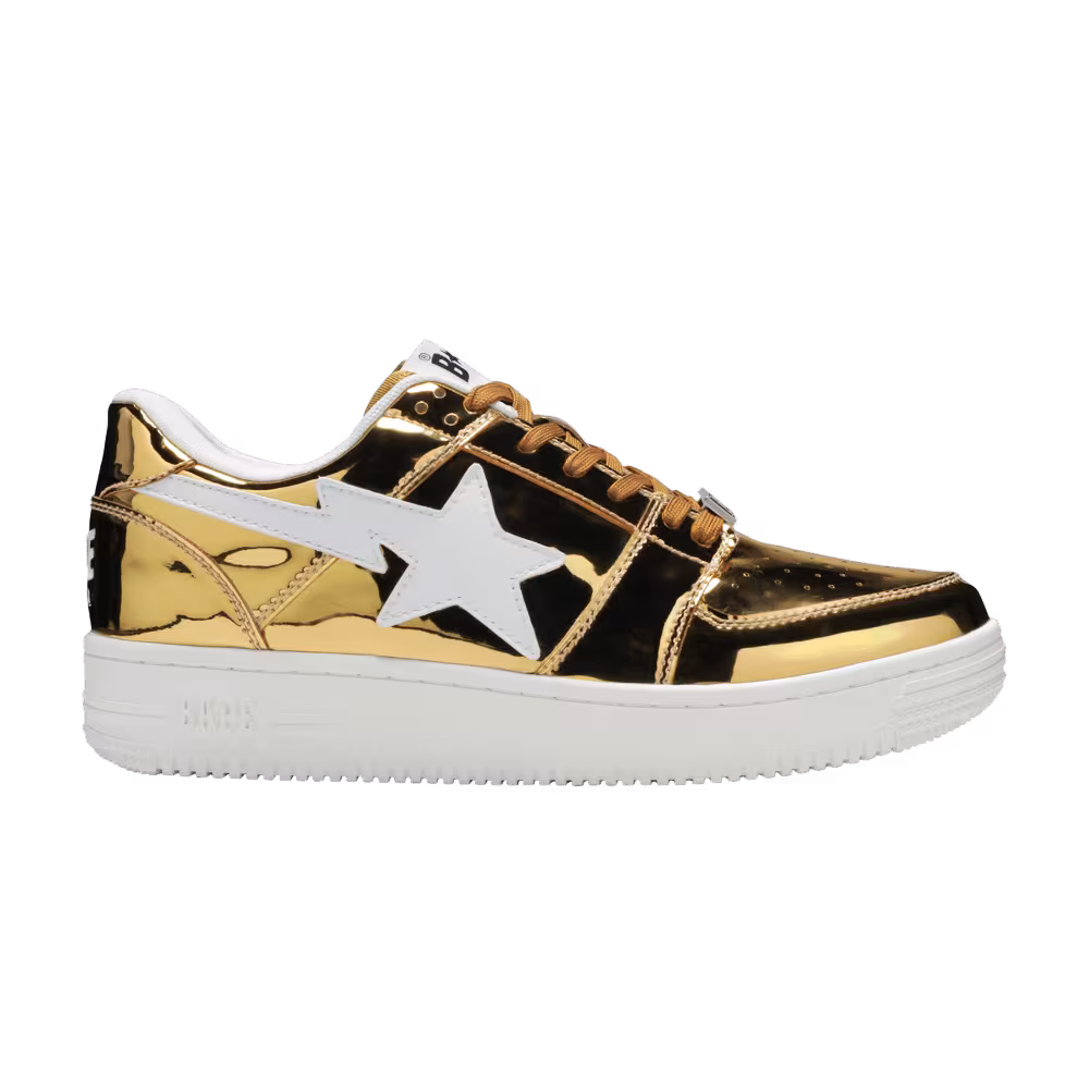 Bapesta Low Gold Foil