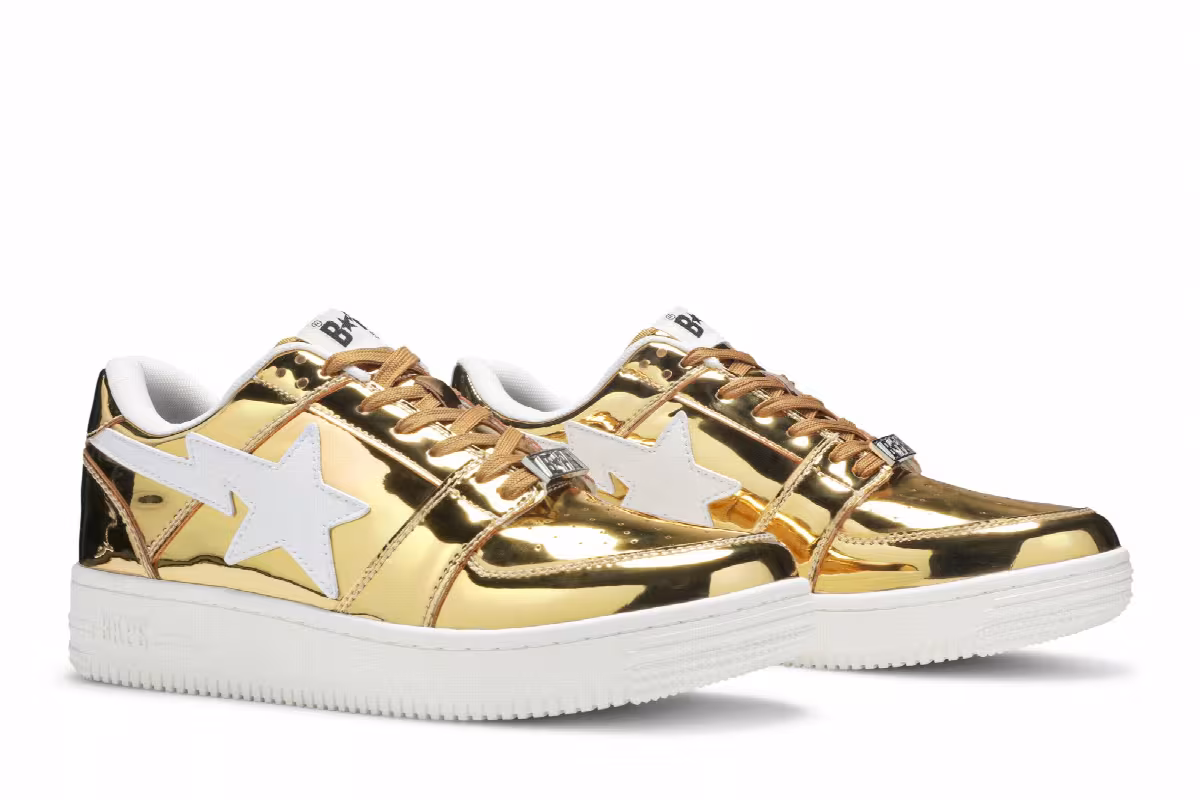 Bapesta Low Gold Foil, view 9