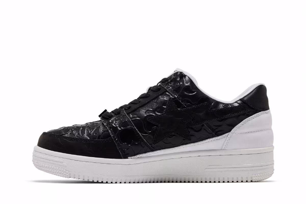 Future x Bapesta Low M1 Black, view 4