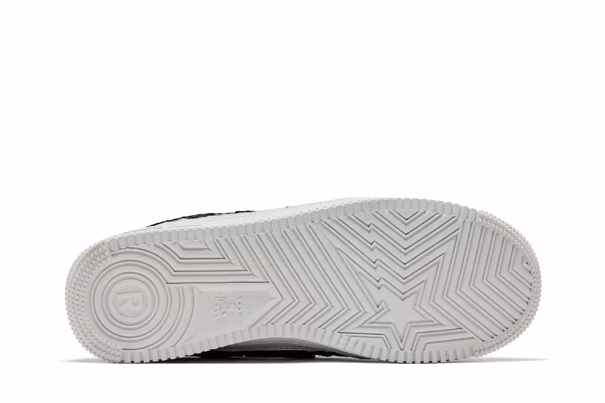 Future x Bapesta Low M1 Black, view 5