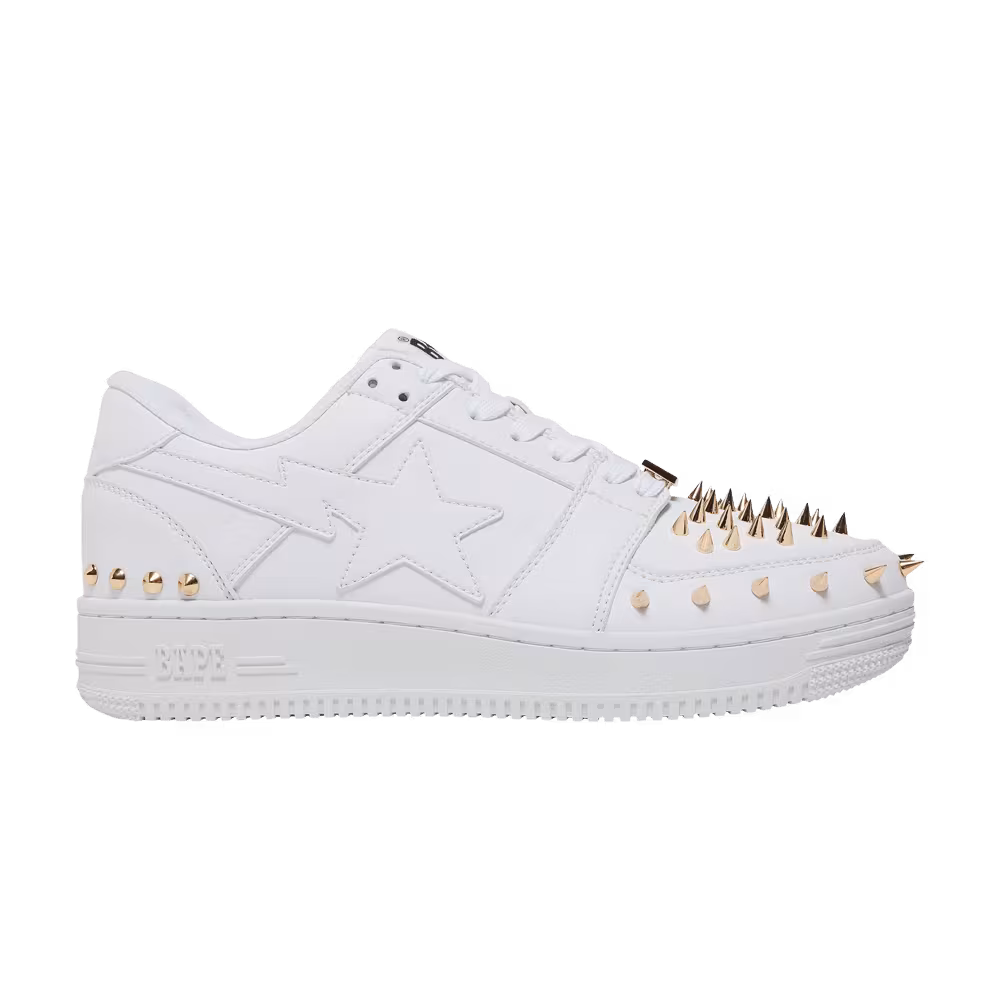 Bapesta Studded White