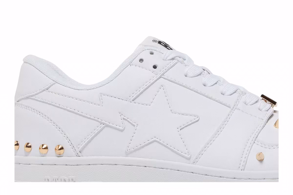 Bapesta Studded White, view 3
