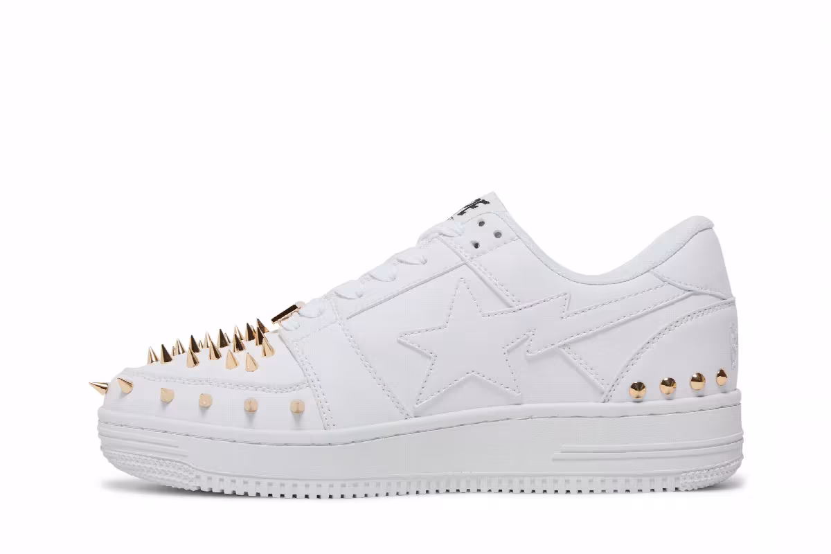 Bapesta Studded White, view 4