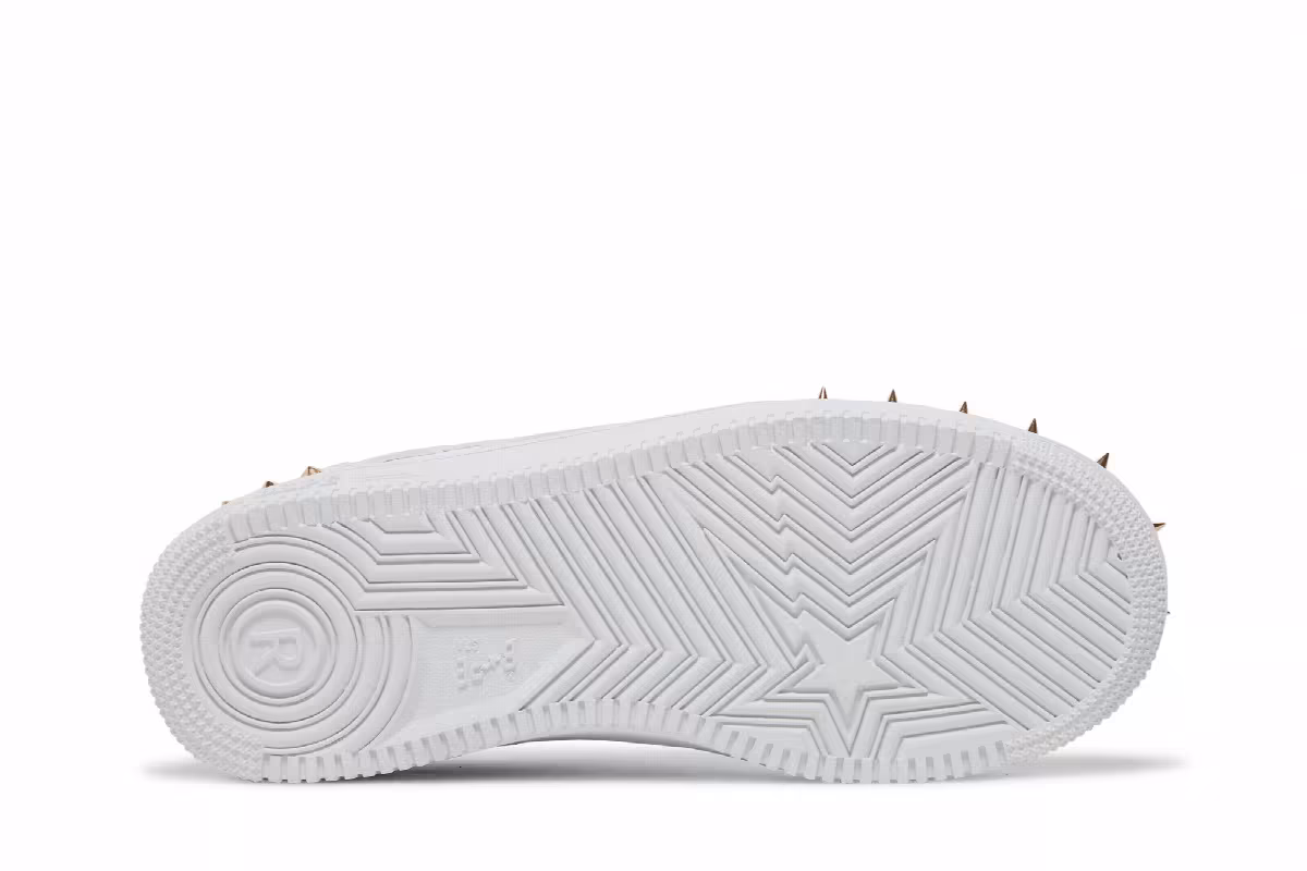 Bapesta Studded White, view 5