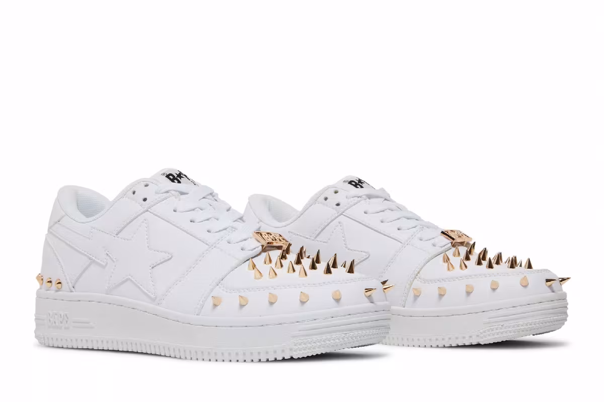 Bapesta Studded White, view 9