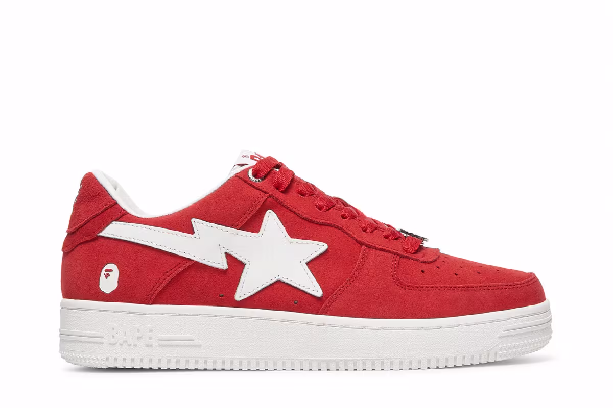 Bapesta Suede Pack - Red, view 2