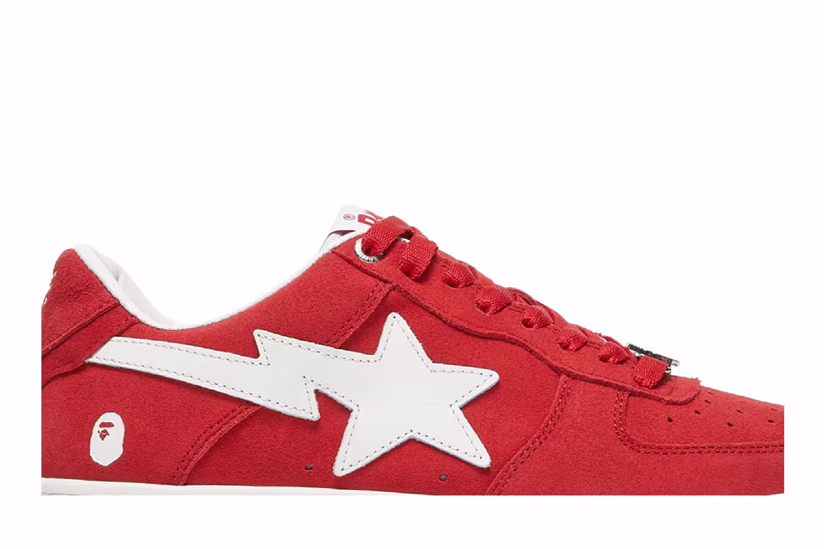 Bapesta Suede Pack - Red, view 3