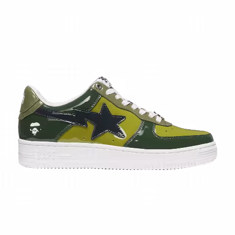 Bapesta Low M1 'Color Camo Combo - Olive Drab'