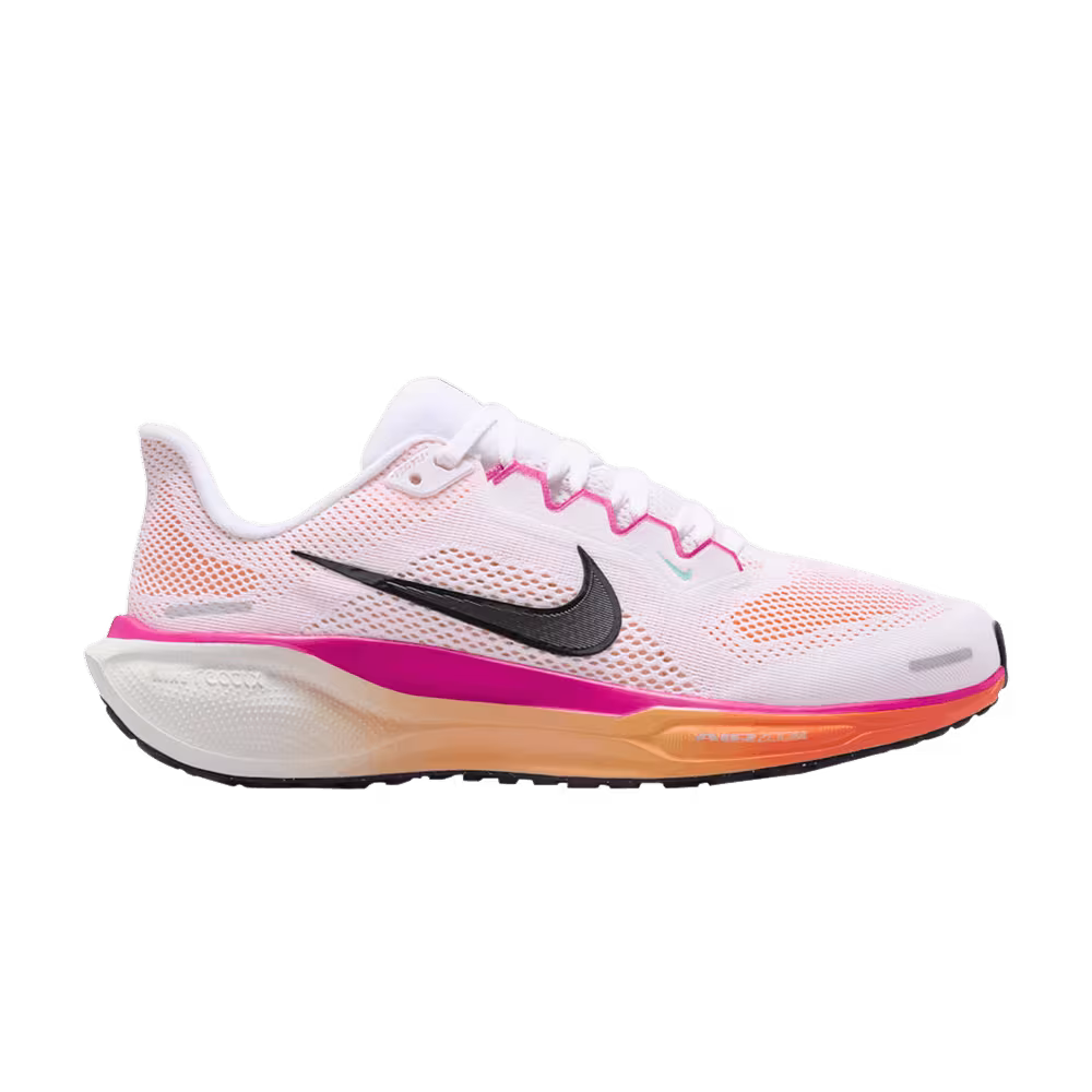 Nike Women's Air Zoom Pegasus 41 White Black Fire Pink