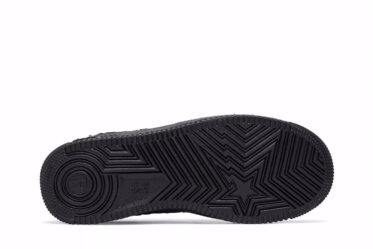Bapesta Studded Black, view 5