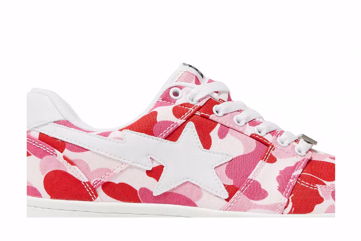Bapesta Low ABC Camo - Pink, view 3