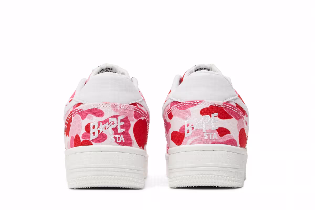 Bapesta Low ABC Camo - Pink, view 7