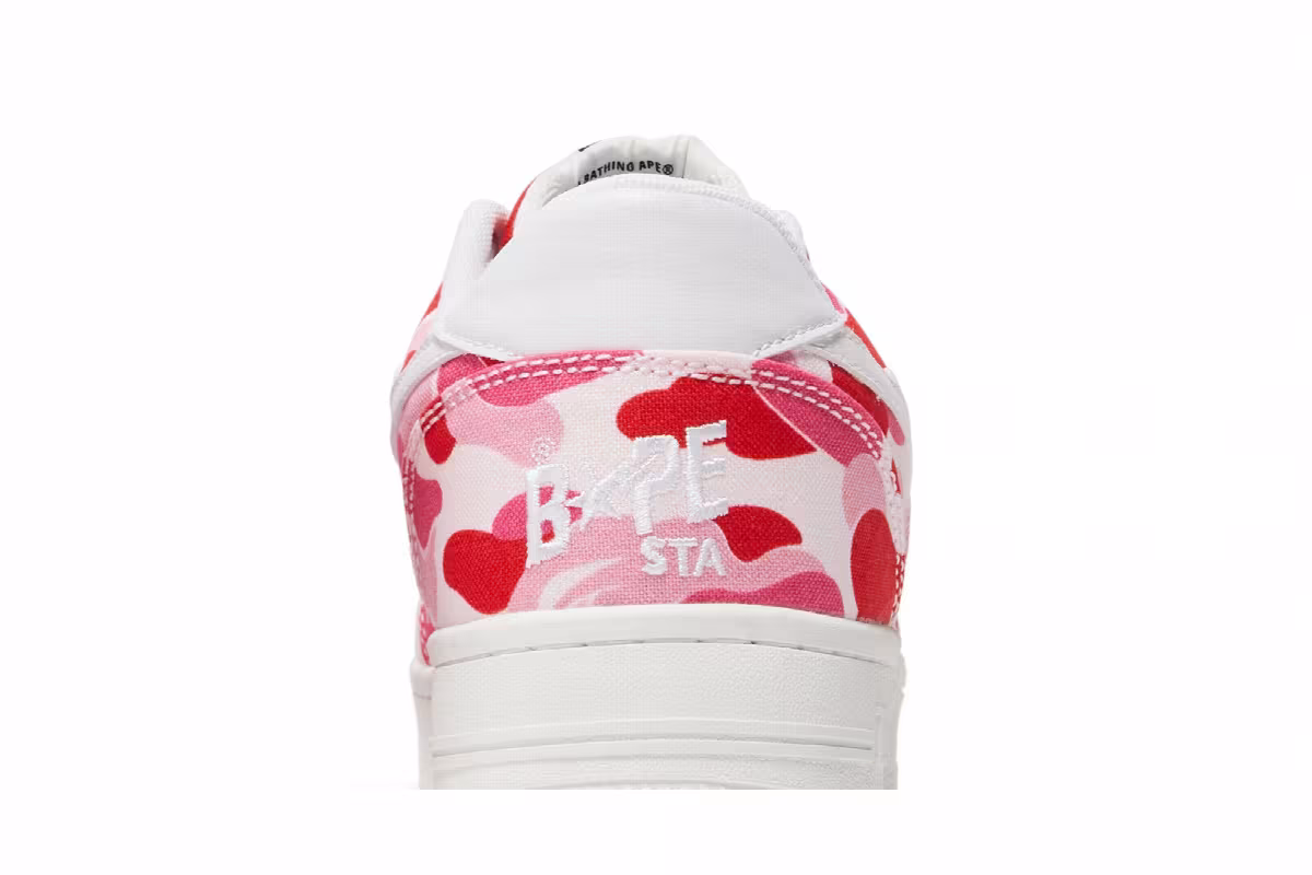 Bapesta Low ABC Camo - Pink, view 8